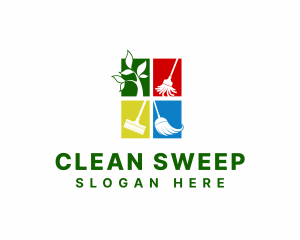 Natural Cleaning Housekeeping logo design