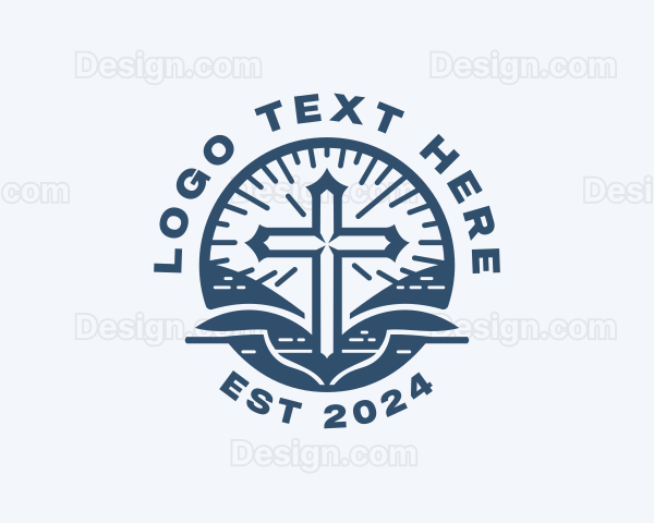 Christian Church Cross Logo