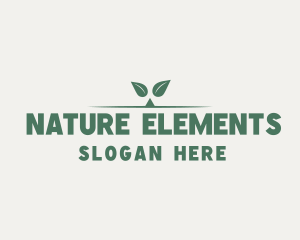 Nature Plant Herb logo design