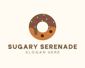 Chocolate Donut Dessert logo