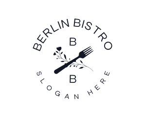 Flower Fork Bistro logo design