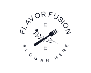 Flower Fork Bistro logo design