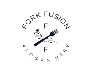 Flower Fork Bistro logo design