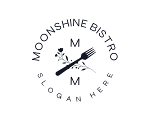 Flower Fork Bistro logo design