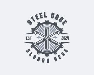 Steel Welding Fabrication logo design