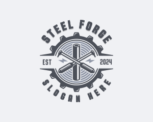 Steel Welding Fabrication logo design