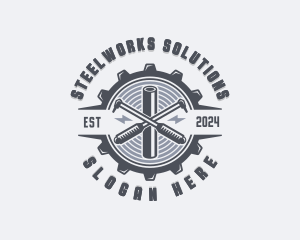 Steel Welding Fabrication logo design