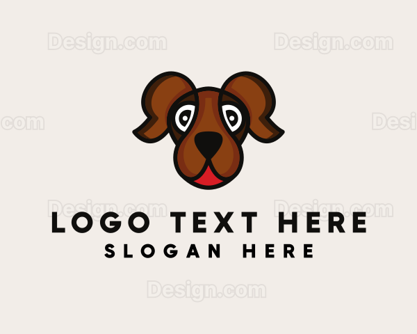 Veterinarian Dog Care Logo