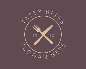 Cutlery Elegant Eatery logo