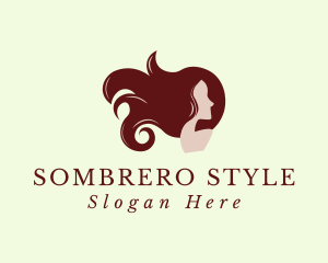 Woman Hair Styling Salon logo design