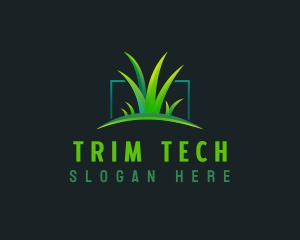 Grass Lawn Greenery logo design