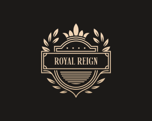 Royal Shield Crown logo design