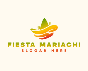 Mexican Hat Chili logo design