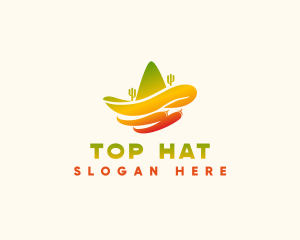 Mexican Hat Chili logo design