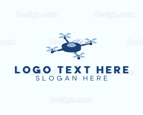 Aerial Drone Quadrotor Logo