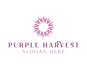 Purple Ribbon Star logo design