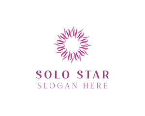 Purple Ribbon Star logo design