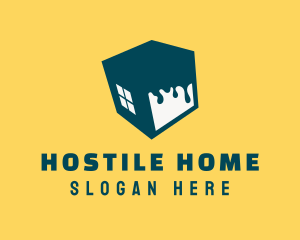 Home Paint Renovation logo design