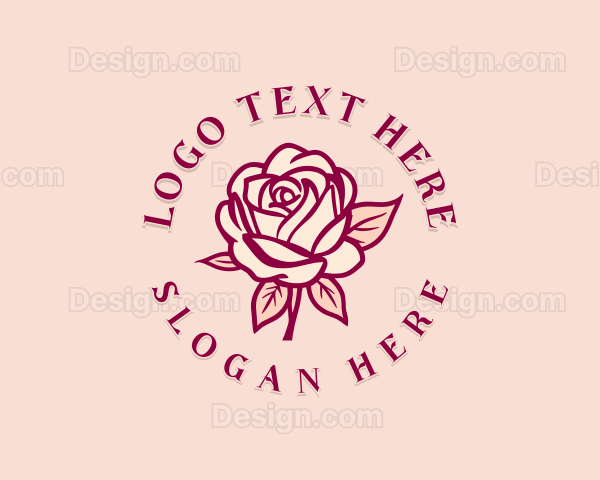 Rose Flower Boutique Logo