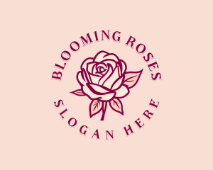 Rose Flower Boutique logo design