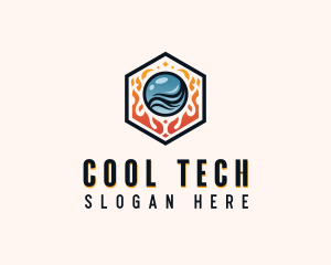 Thermal Cooling Ventilation logo design