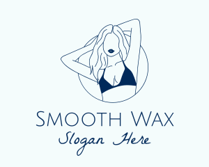 Beautiful Lady Model logo design