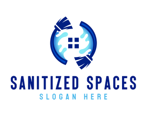 Sanitation Janitorial Cleaning logo