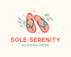 Flower Fashion Slippers  logo