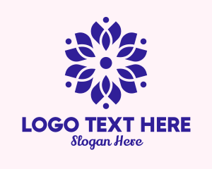 Violet Flower Spa  logo