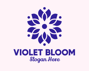 Violet Flower Spa  logo