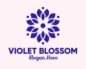 Violet Flower Spa  logo