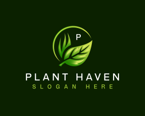 Plant Landscaping Leaves logo design