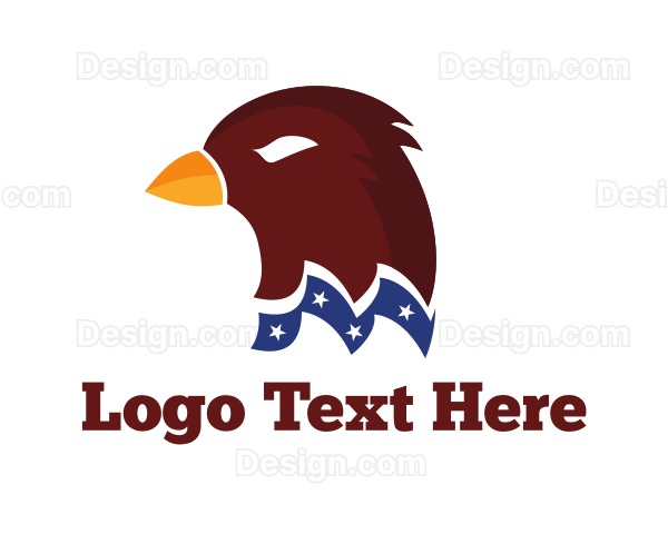 Stars Patriotic Bird Logo