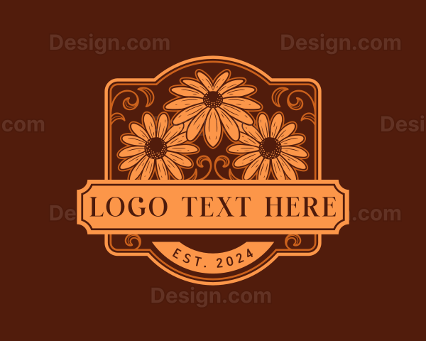 Flower Garden Floral Logo