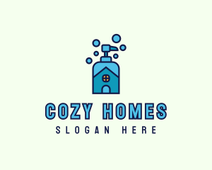 Sanitizing Home Care logo design