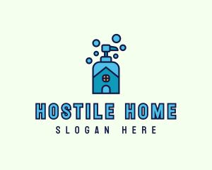 Sanitizing Home Care logo design