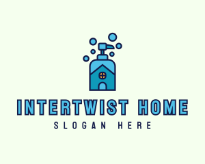 Sanitizing Home Care logo design