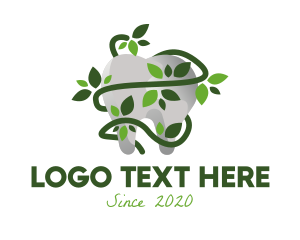 Organic Leaf Tooth logo