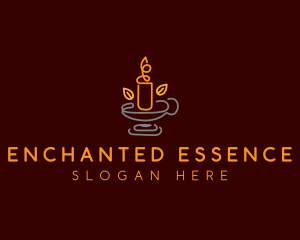 Organic Scented Candle logo design