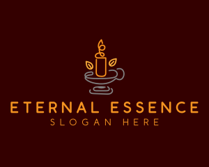 Organic Scented Candle logo design