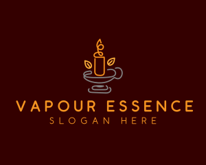 Organic Scented Candle logo design