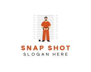 Male Inmate Suspect logo design