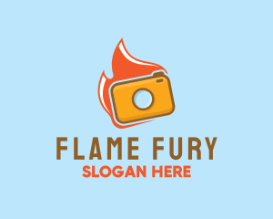 Flame Photography Studio logo design