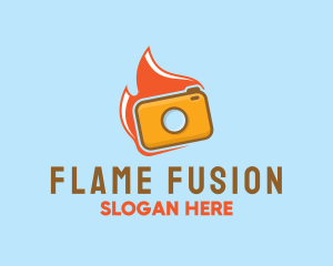 Flame Photography Studio logo design