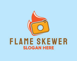 Flame Photography Studio logo design