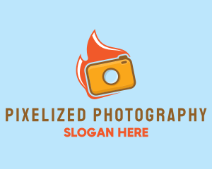 Flame Photography Studio logo design