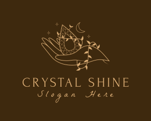 Luxury Hand Gemstone logo