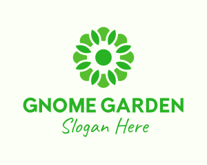 Organic Flower Garden logo design