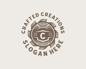 Rustic Carpentry Woodwork logo design