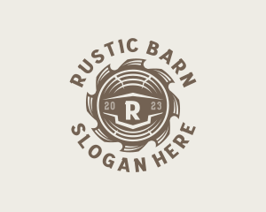 Rustic Carpentry Woodwork logo design